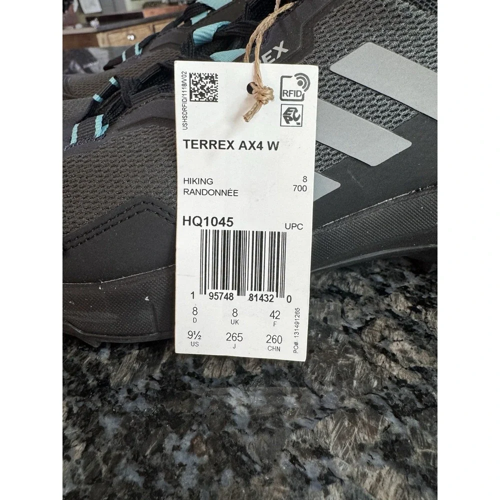 Adidas Terrex Ax4 Sneakers Hiking‎ Shoes Trekking HQ1045 Women Sz 9.5 NWOB